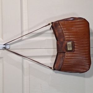 Coldwater Creek medium faux leather handbag - brown